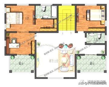 6款帶堂屋的農(nóng)村別墅設(shè)計(jì)圖，2經(jīng)典6奢華，造價(jià)都都不到30萬