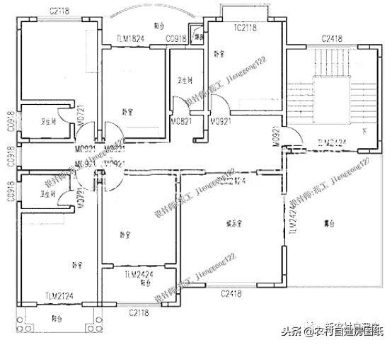 6款帶堂屋的農(nóng)村別墅設(shè)計(jì)圖，2經(jīng)典6奢華，造價(jià)都都不到30萬