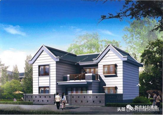 6款帶堂屋的農(nóng)村別墅設(shè)計(jì)圖，2經(jīng)典6奢華，造價(jià)都都不到30萬