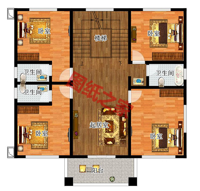 6套建房三層別墅圖紙，一家人幸福美滿得過日子！