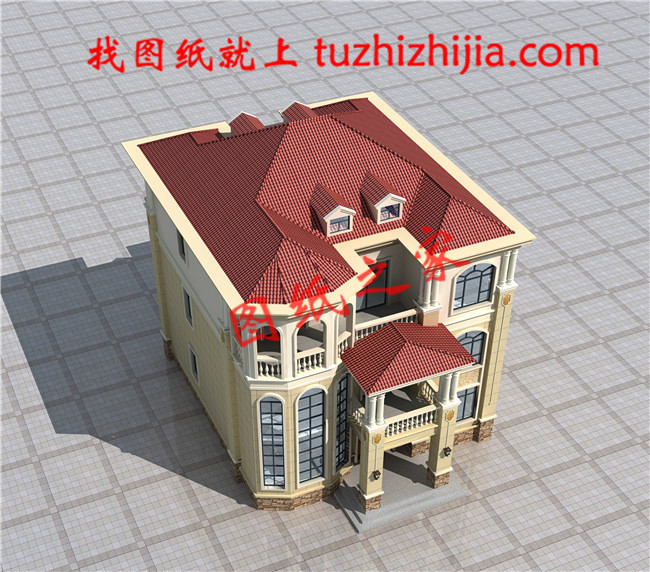 6套建房三層別墅圖紙，一家人幸福美滿得過日子！