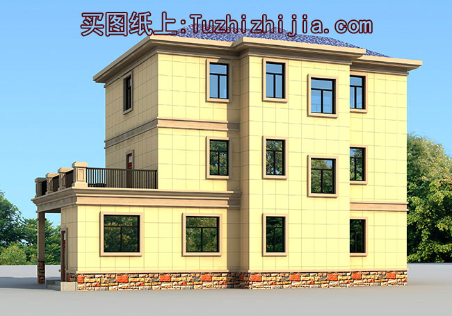 6套建房三層別墅圖紙，一家人幸福美滿得過日子！