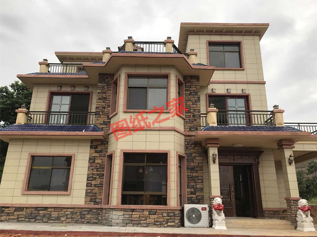 6套建房三層別墅圖紙，一家人幸福美滿得過日子！