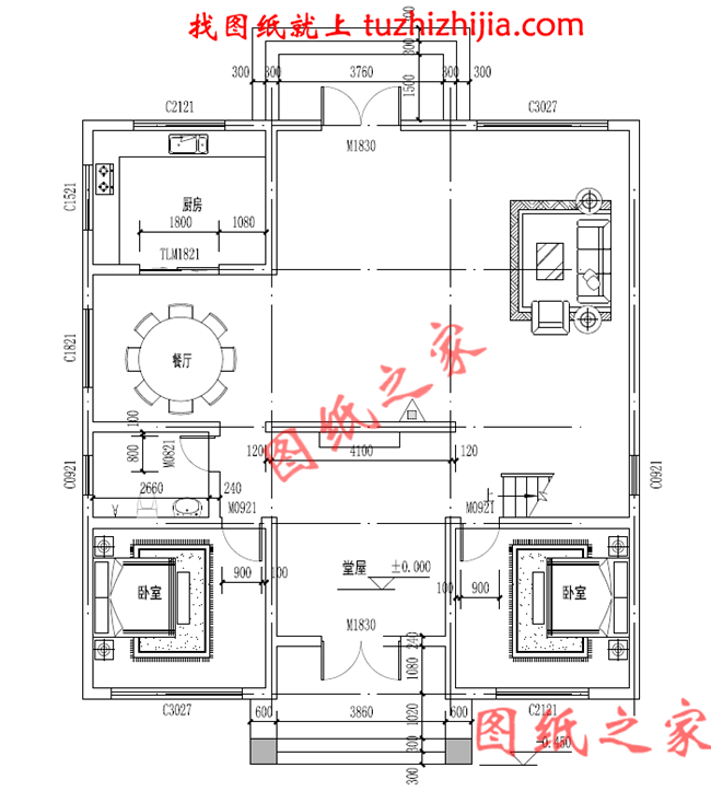 6套建房三層別墅圖紙，一家人幸福美滿得過日子！
