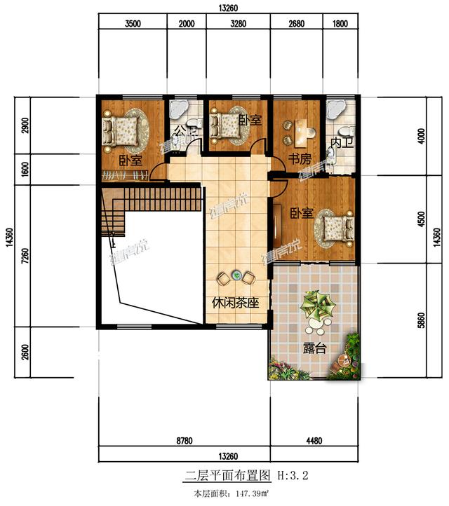 獨特新穎的農(nóng)村二層別墅設(shè)計，帶有庭院和車庫，這外觀非常漂亮