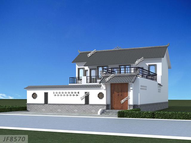 農(nóng)村小伙在老家給父母建了一棟養(yǎng)老別墅，父母開(kāi)心的像個(gè)孩子