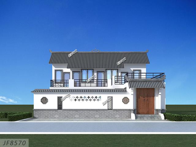 農(nóng)村小伙在老家給父母建了一棟養(yǎng)老別墅，父母開(kāi)心的像個(gè)孩子