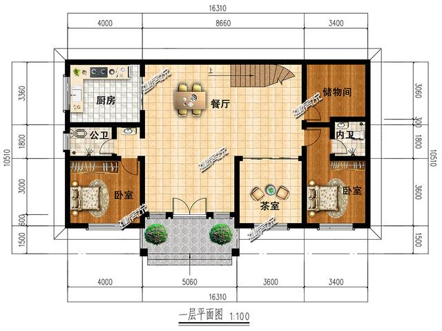二層花園別墅設(shè)計(jì)，農(nóng)村自建只要二三十萬，太驚喜了