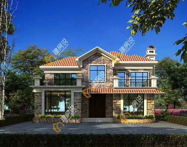 最美的農(nóng)村二層別墅設(shè)計(jì)，深受大家歡迎，建成實(shí)景美翻了