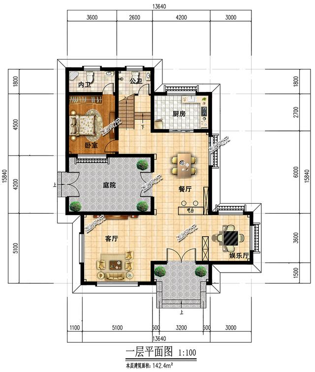 建了棟三層徽派別墅，我家是村里最美的，漂亮接地氣，享受極了