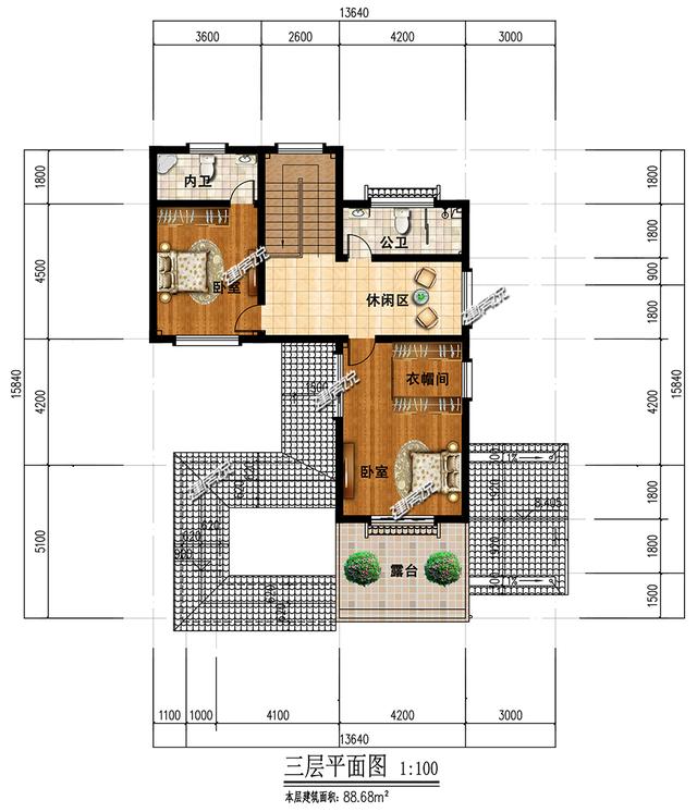 建了棟三層徽派別墅，我家是村里最美的，漂亮接地氣，享受極了
