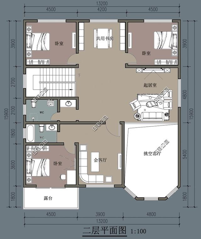 13X15米二層別墅設計，農村蓋別墅還是2層受歡迎，有圖有真相