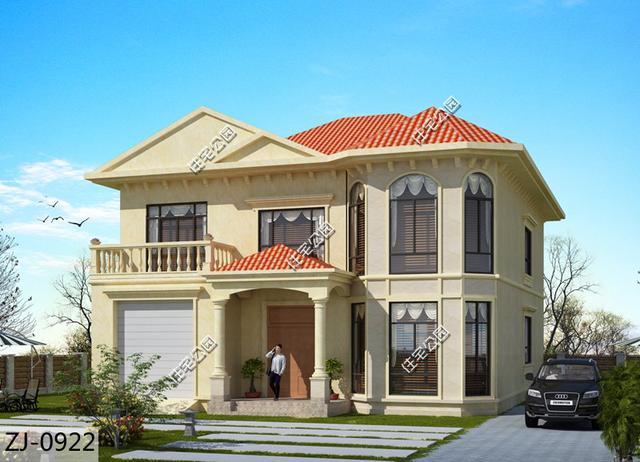 13X15米二層別墅設計，農村蓋別墅還是2層受歡迎，有圖有真相