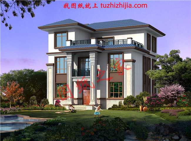 農(nóng)村2層半現(xiàn)代別墅圖片大全，時(shí)尚漂亮、讓人羨慕！