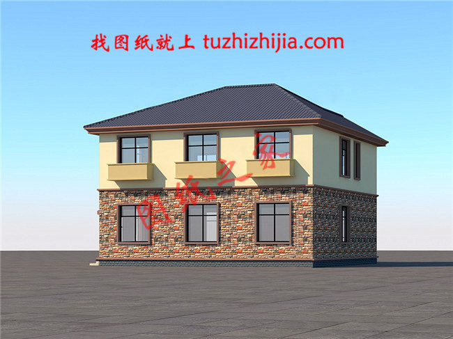 農(nóng)村30萬別墅款式圖片及設(shè)計圖，耐看又實(shí)用的二層小別墅！