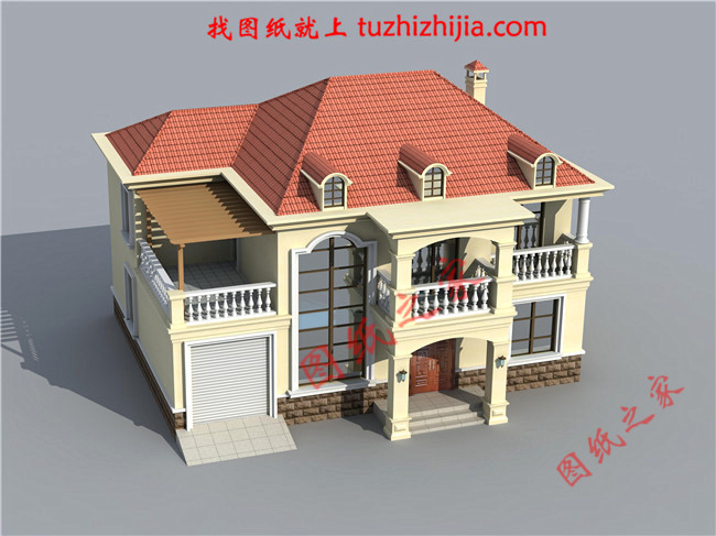 農(nóng)村30萬別墅款式圖片及設(shè)計圖，耐看又實(shí)用的二層小別墅！