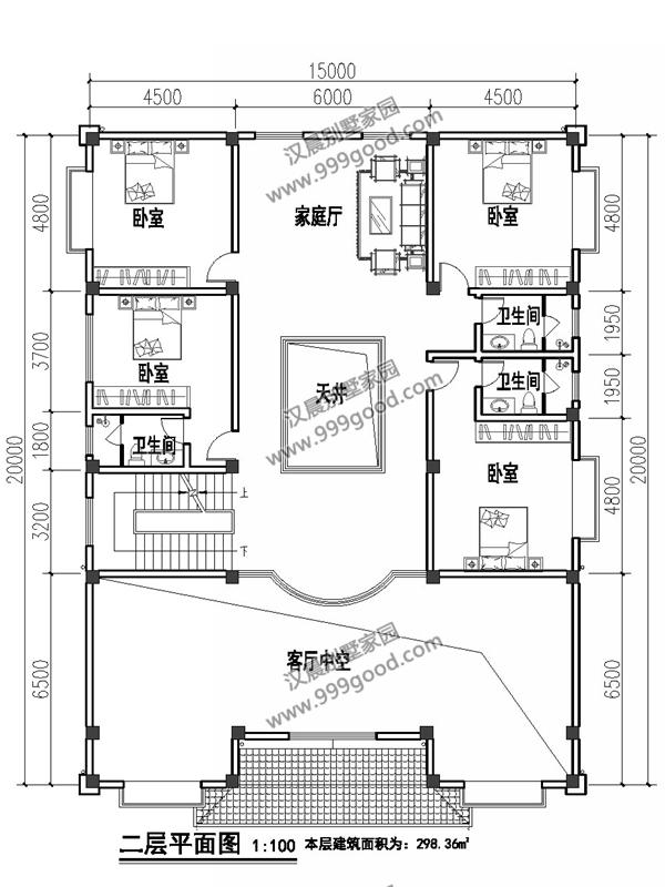 中風(fēng)格三層別墅戶型圖，這就是未來最漂亮的農(nóng)村房屋