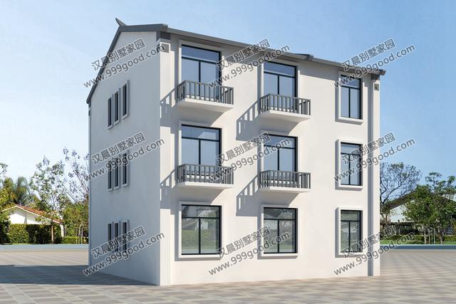 中風(fēng)格三層別墅戶型圖，這就是未來最漂亮的農(nóng)村房屋