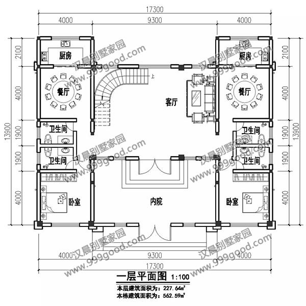 中風(fēng)格三層別墅戶型圖，這就是未來最漂亮的農(nóng)村房屋
