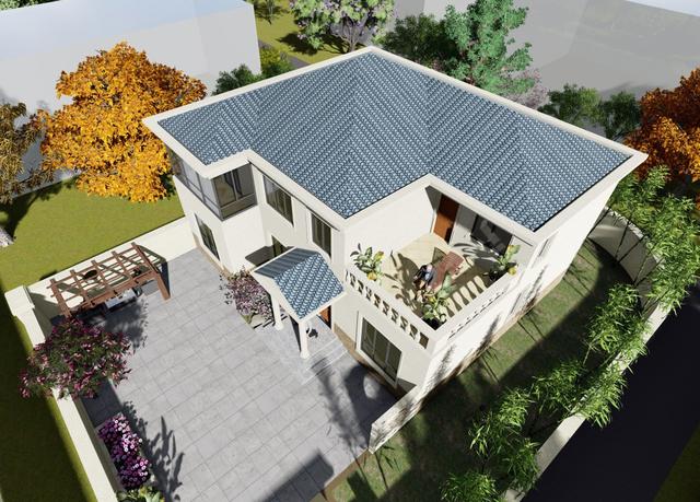 18年最新農(nóng)村二層別墅戶型圖及效果圖，6室3廳主體只要35萬！