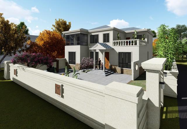 18年最新農(nóng)村二層別墅戶型圖及效果圖，6室3廳主體只要35萬！