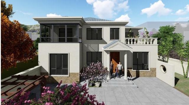 18年最新農(nóng)村二層別墅戶型圖及效果圖，6室3廳主體只要35萬！