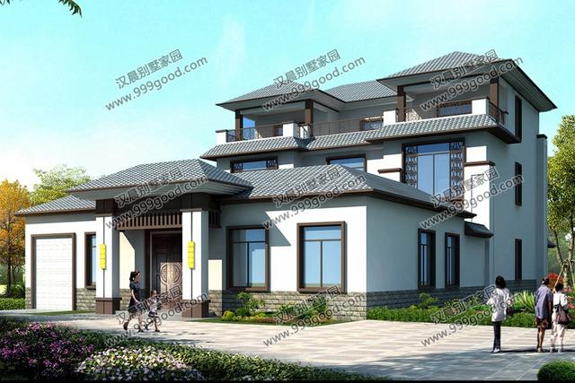 自建房造價是多少？這3套新中式帶庭院別墅設(shè)計給你答案！