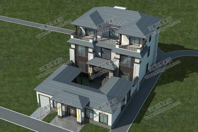 自建房造價是多少？這3套新中式帶庭院別墅設(shè)計給你答案！