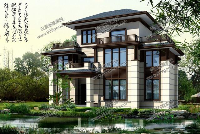 自建房造價是多少？這3套新中式帶庭院別墅設(shè)計給你答案！