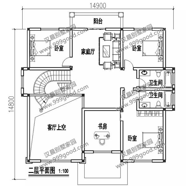 最適合農(nóng)村的實用布局、方正戶型，兩套廣西自建522平農(nóng)村別墅