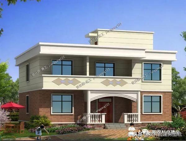 4套獨(dú)具美感的平屋頂農(nóng)村別墅設(shè)計(jì)，北方小伙也能建農(nóng)村豪宅