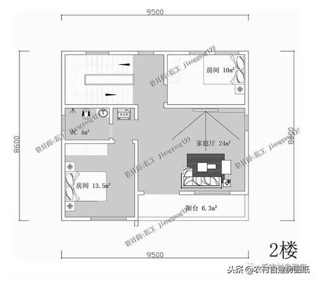 80平宅基地怎么建房？這套現(xiàn)代風別墅設計把農(nóng)村提高了一個檔次
