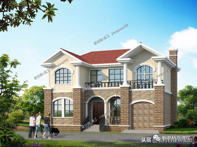 從這4套別墅設(shè)計中就能看出南北差異，第3套南北都可建