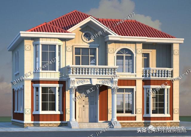 從這4套別墅設(shè)計中就能看出南北差異，第3套南北都可建