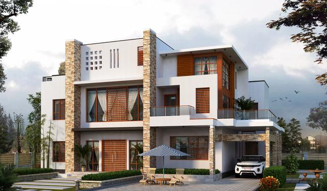 從500套別墅設(shè)計(jì)中精選10套送給大家，各種風(fēng)格，你要的這都有！