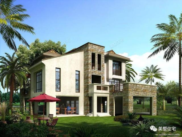 從500套別墅設(shè)計(jì)中精選10套送給大家，各種風(fēng)格，你要的這都有！