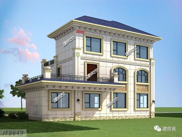 極具魅力的三層別墅設計，圖紙選的好，房子一定差不了