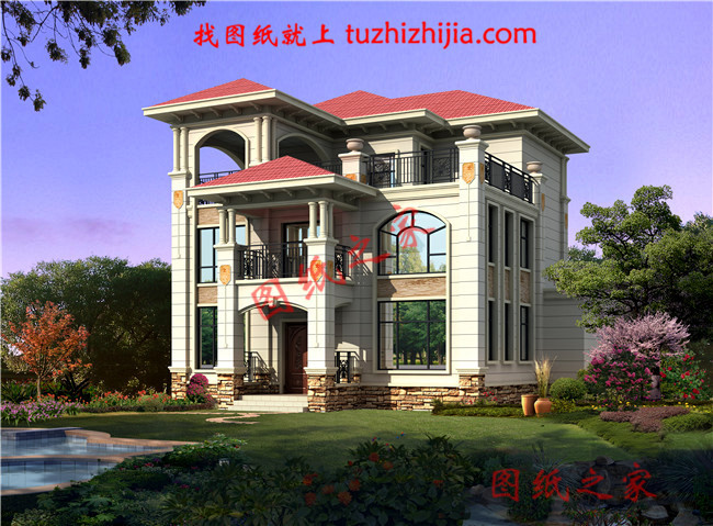 非常好看的農(nóng)村二層半別墅設(shè)計(jì)，建成后一定會(huì)被村里人踏破門檻！