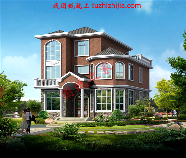 非常好看的農(nóng)村二層半別墅設(shè)計(jì)，建成后一定會(huì)被村里人踏破門檻！