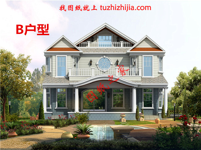 非常好看的農(nóng)村二層半別墅設(shè)計(jì)，建成后一定會(huì)被村里人踏破門檻！