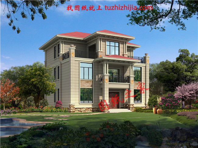 非常好看的農(nóng)村二層半別墅設(shè)計(jì)，建成后一定會(huì)被村里人踏破門檻！