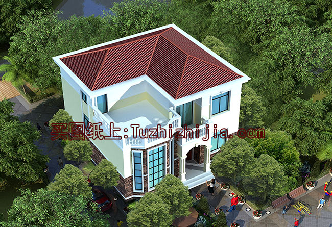 新農(nóng)村二層樓房圖片造價(jià)25萬設(shè)計(jì)，大家都能建起這么漂亮的小別墅！