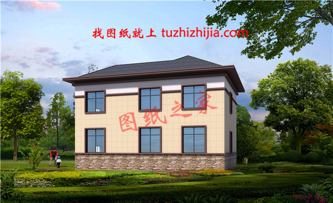 新農(nóng)村二層樓房圖片造價(jià)25萬設(shè)計(jì)，大家都能建起這么漂亮的小別墅！