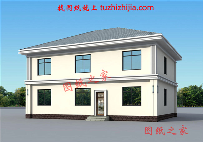 新農(nóng)村二層樓房圖片造價(jià)25萬設(shè)計(jì)，大家都能建起這么漂亮的小別墅！