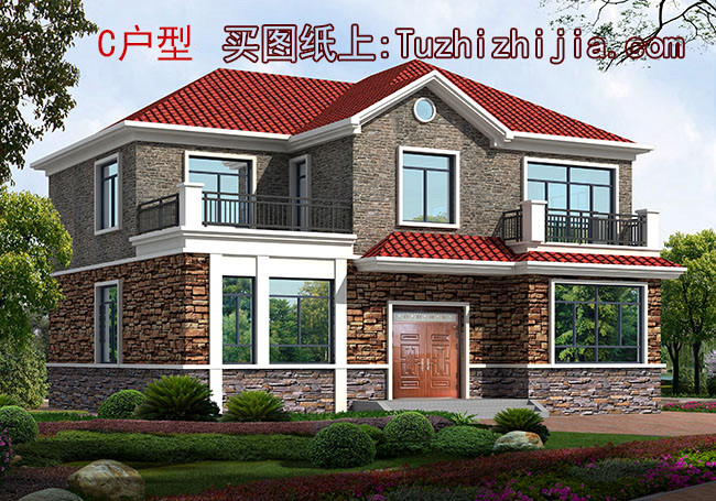 新農(nóng)村二層樓房圖片造價(jià)25萬設(shè)計(jì)，大家都能建起這么漂亮的小別墅！