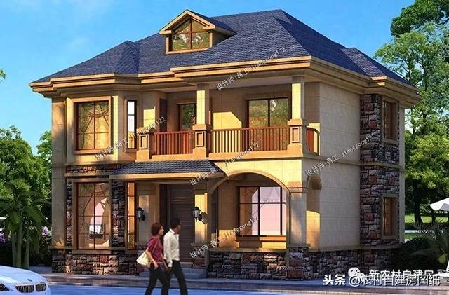 7套100平左右的農(nóng)村別墅設計圖紙，4套二層3套三層，小戶型精致實用！