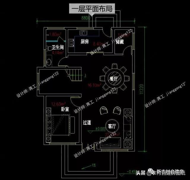 7套100平左右的農(nóng)村別墅設計圖紙，4套二層3套三層，小戶型精致實用！