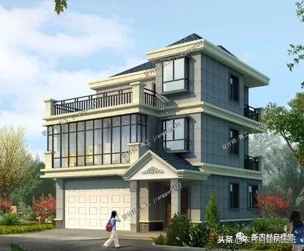 7套100平左右的農(nóng)村別墅設計圖紙，4套二層3套三層，小戶型精致實用！