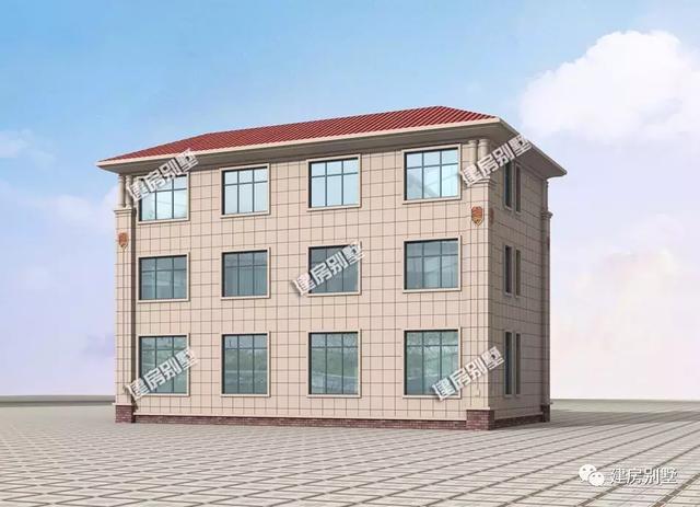 16×9米三層農(nóng)村別墅設(shè)計方案，光臥室就是12個，氣派又實用