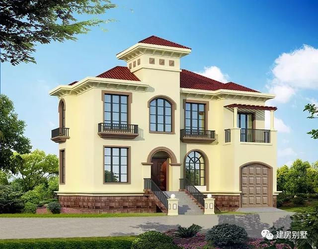 在農村老家建一棟漂亮的小別墅，15套外觀效果圖，每個都是溫馨舒適的家